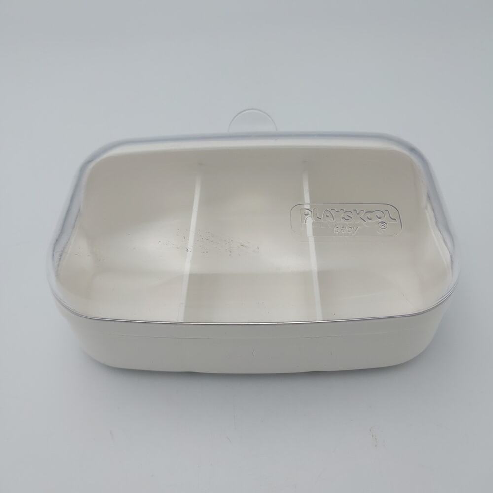 1994 Playskool's 3-compartment Microwave Warm 'n' Serve Dish Hasbro